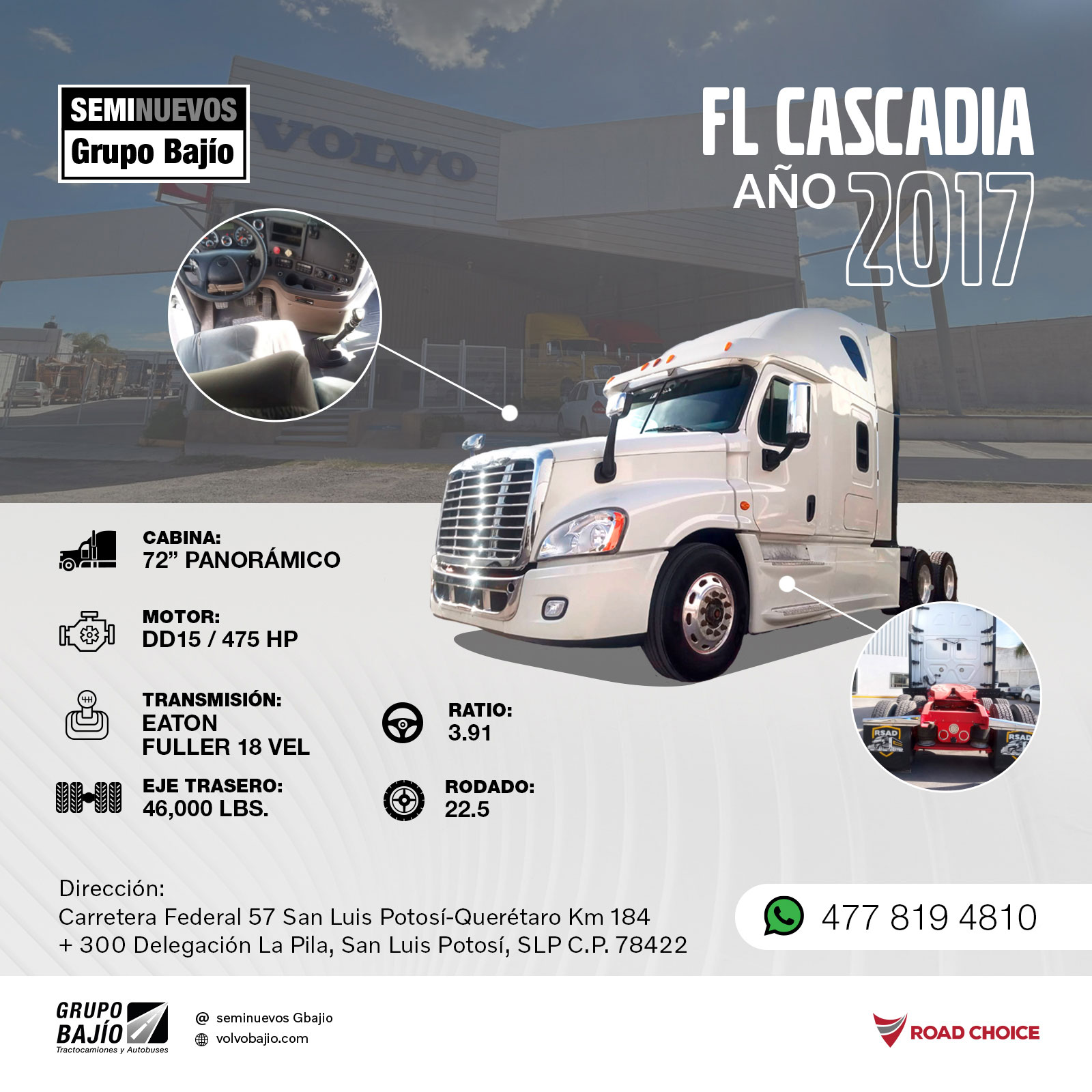 FREIGHTLINER CASCADIA-2017-SLP