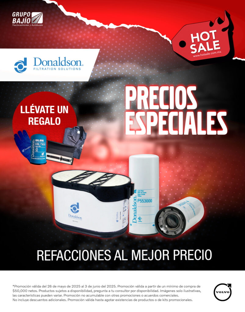 Promociones en refacciones y filtros Donaldson, solución en filtraciones