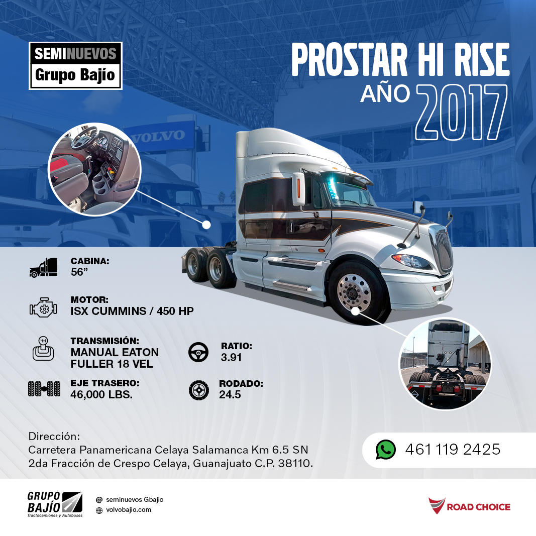 International Pro Star Hi Rise Ratio 24.5